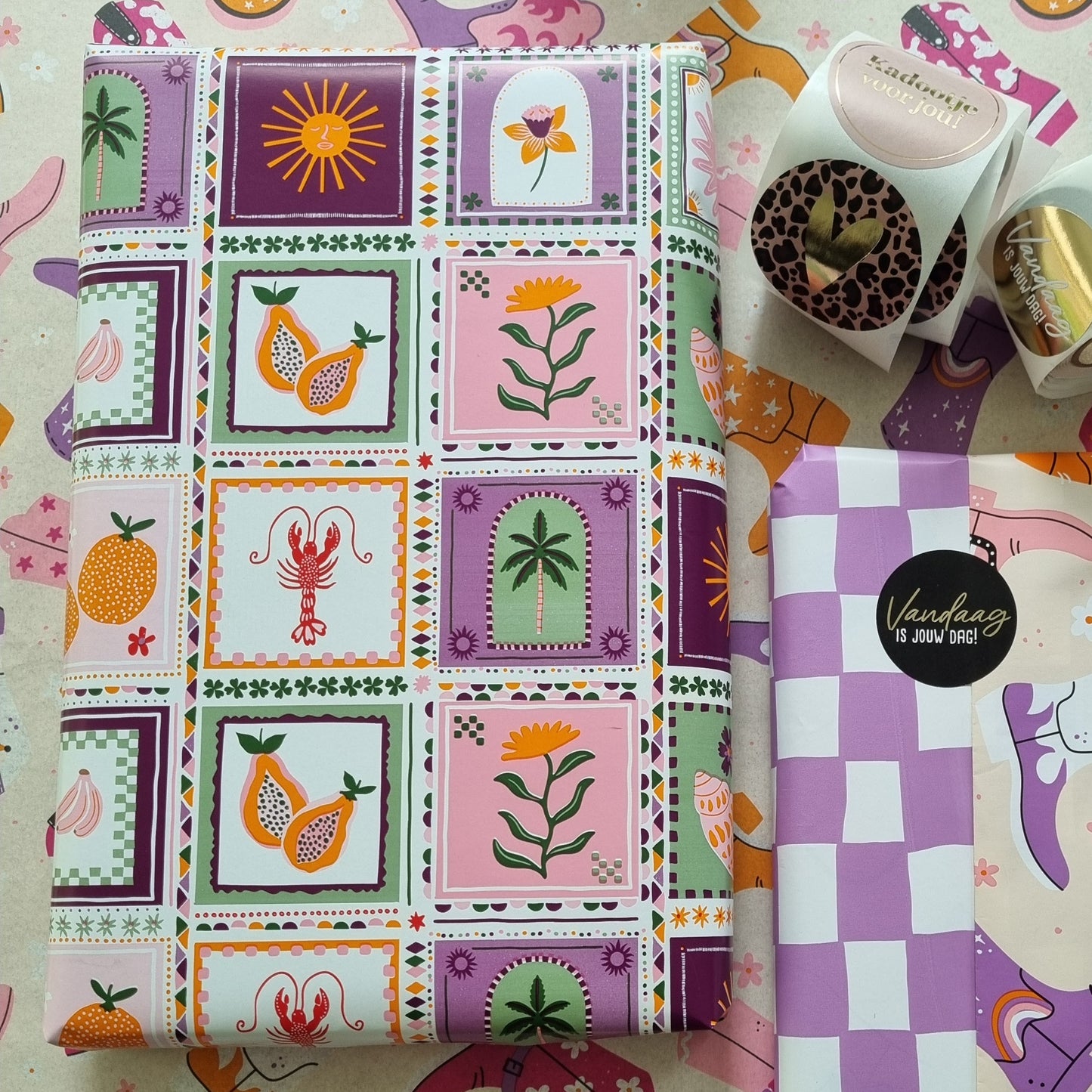 Cadeaupapier bohemian zomer