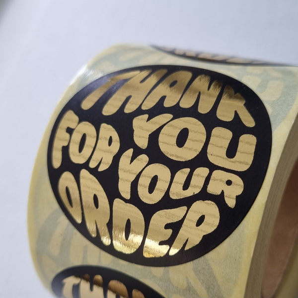 Stickers bedankt