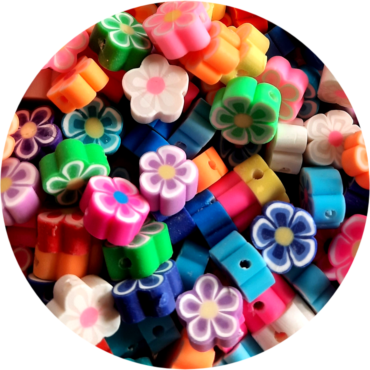 Polymeerkralen bloemen