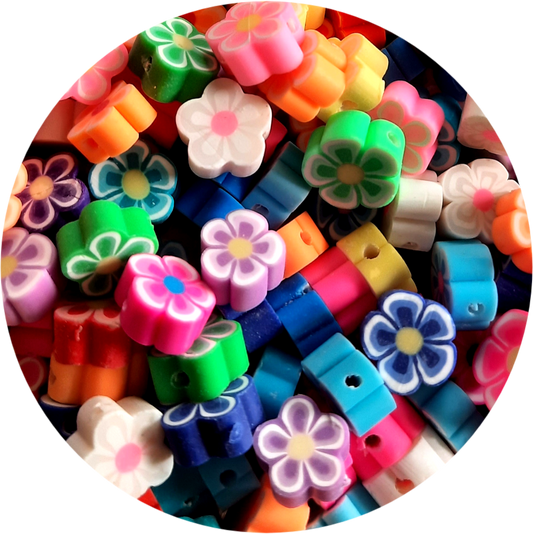 Polymeerkralen bloemen