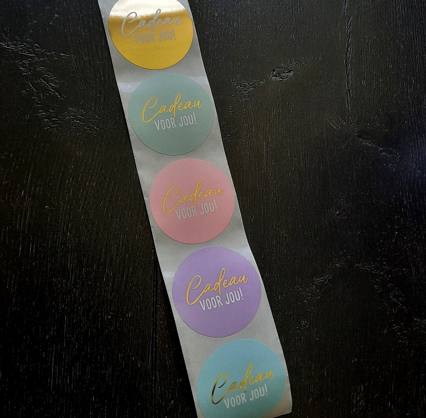 Sticker cadeau voor jou