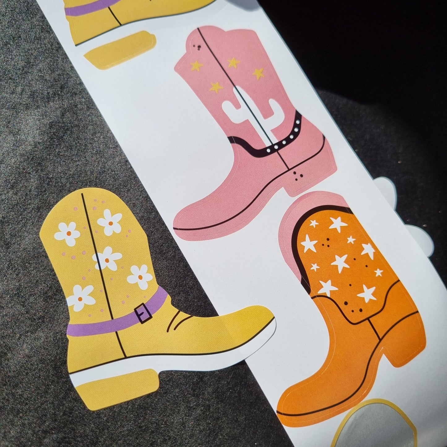 Sticker cowboyboots XL
