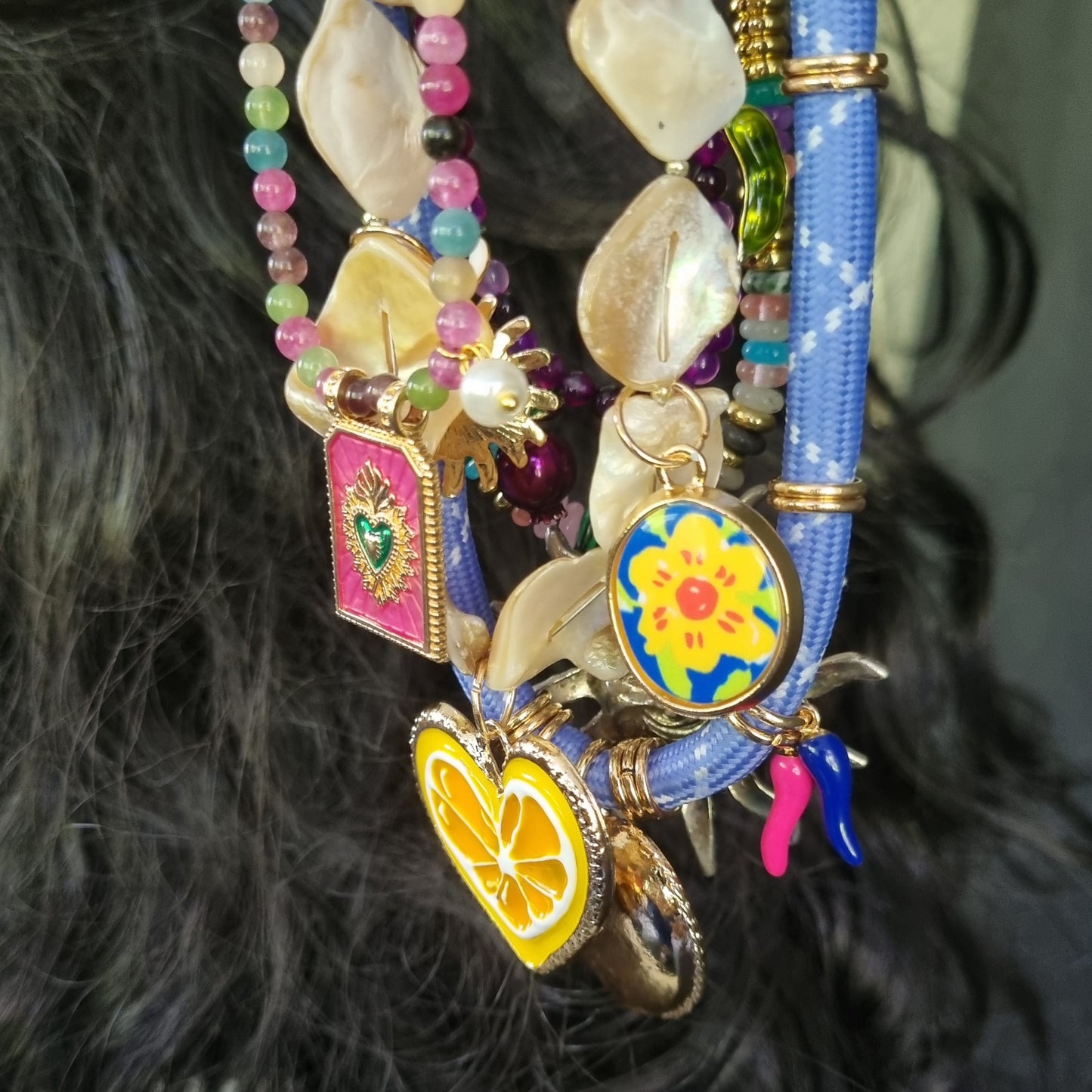 Ketting dik koord hart pepers