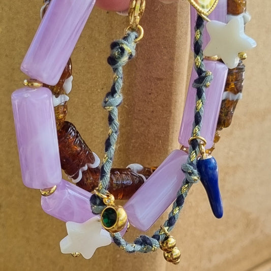 Armband tube kralen recht