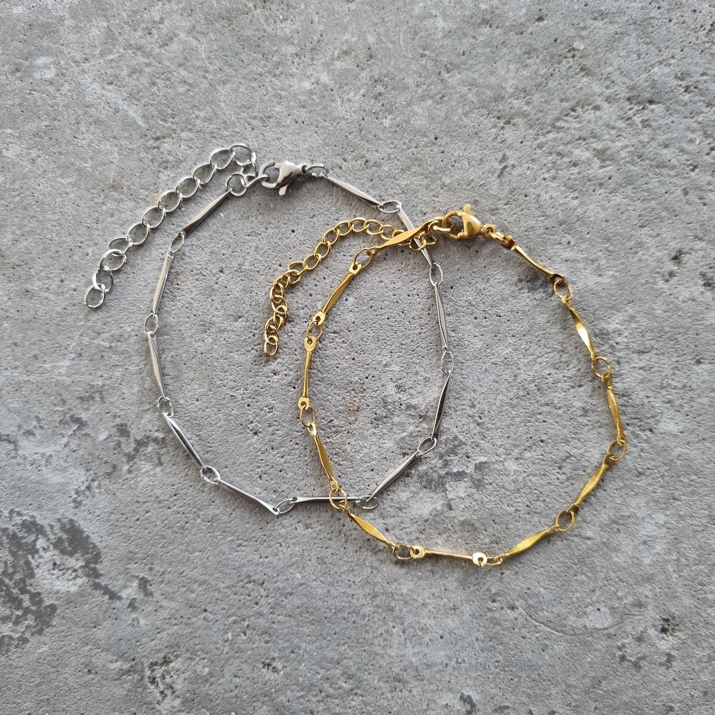 Armband schakels basic zilver