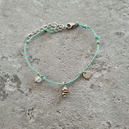 Armband koord bedeltjes