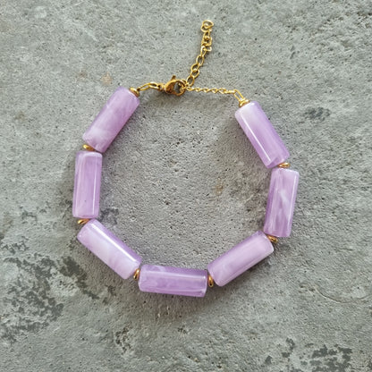 Armband tube kralen recht