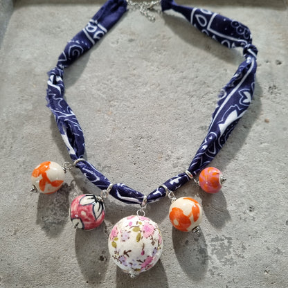 Ketting bandana keramiek aardewerk