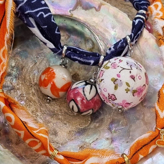 Ketting bandana keramiek aardewerk
