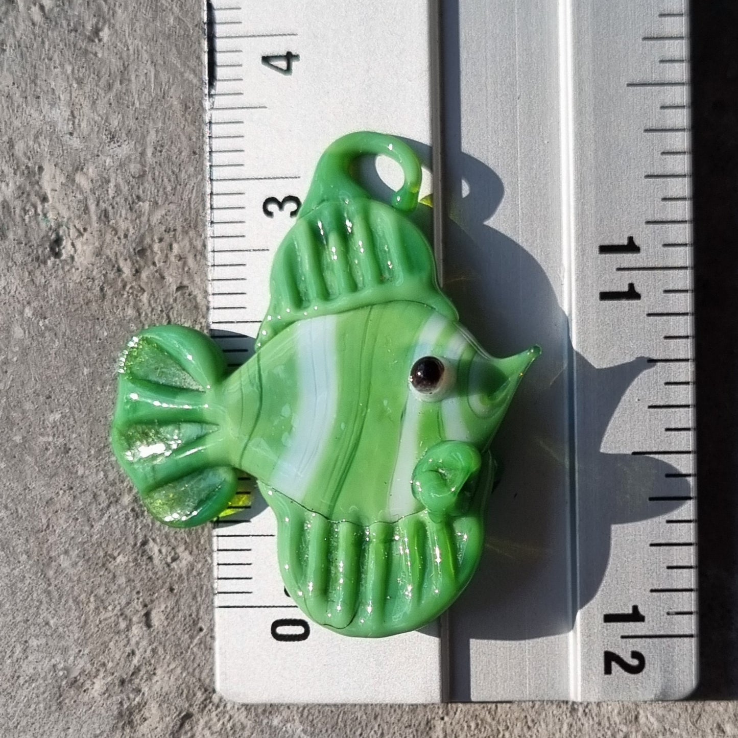 Bedel vis glas groen