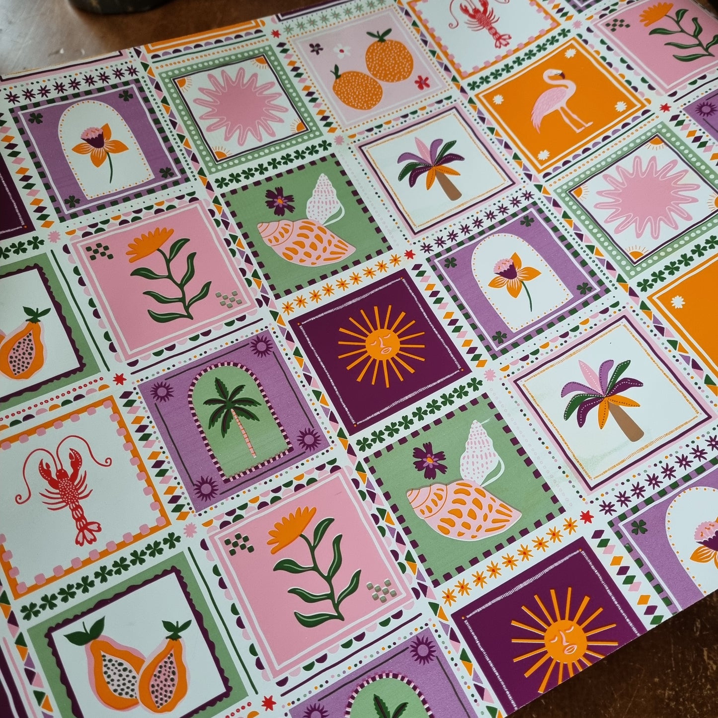 Cadeaupapier bohemian zomer