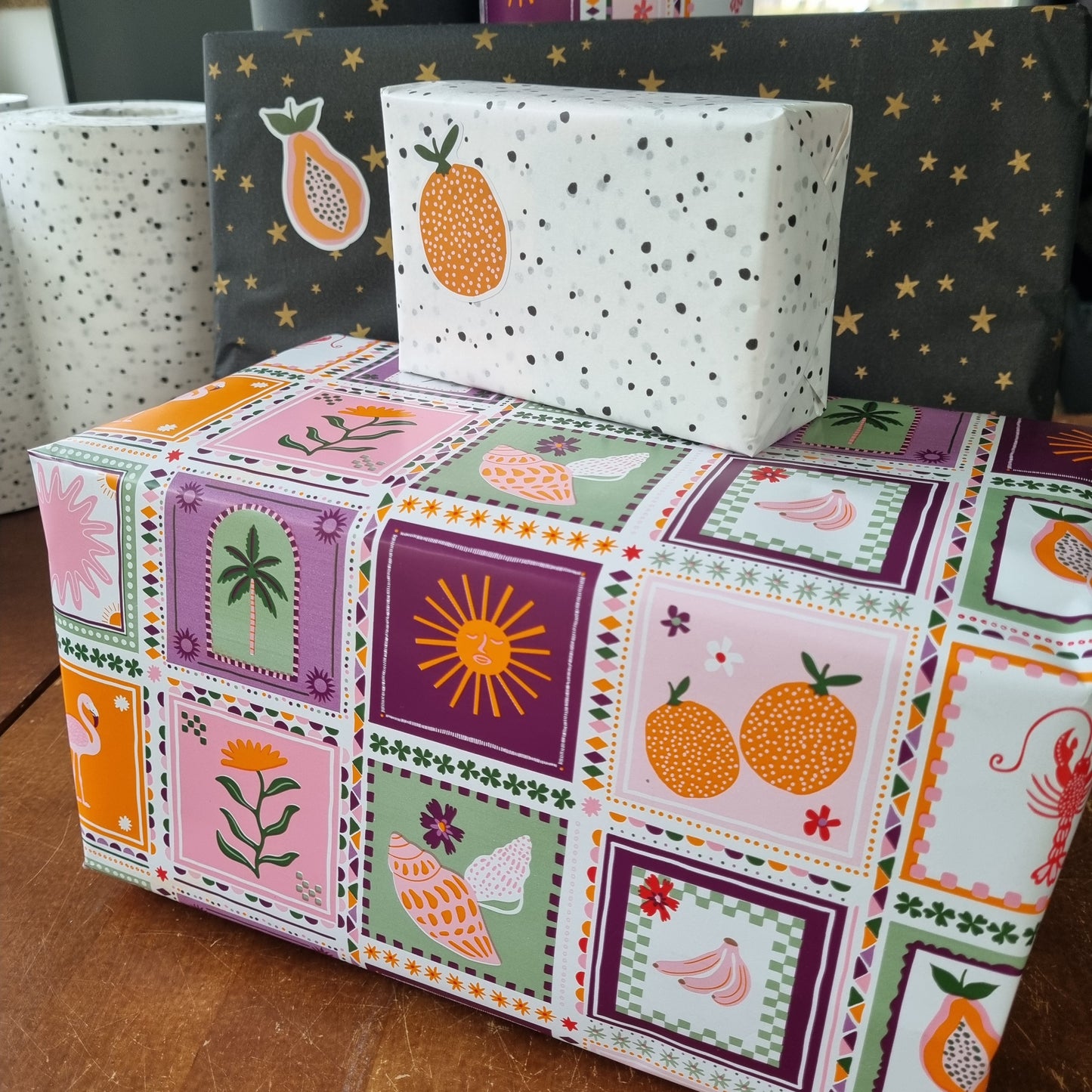 Cadeaupapier bohemian zomer