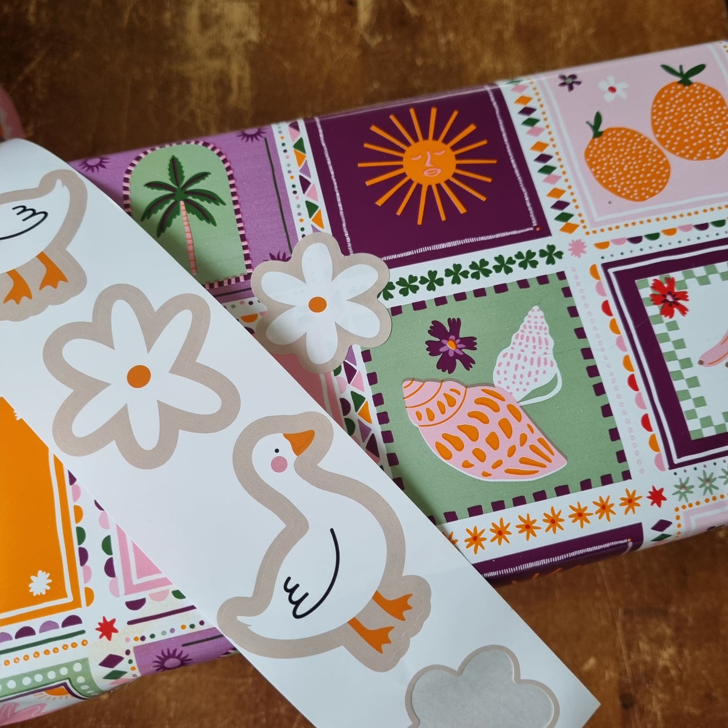 Cadeaupapier bohemian zomer