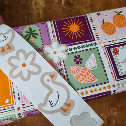 Cadeaupapier bohemian zomer