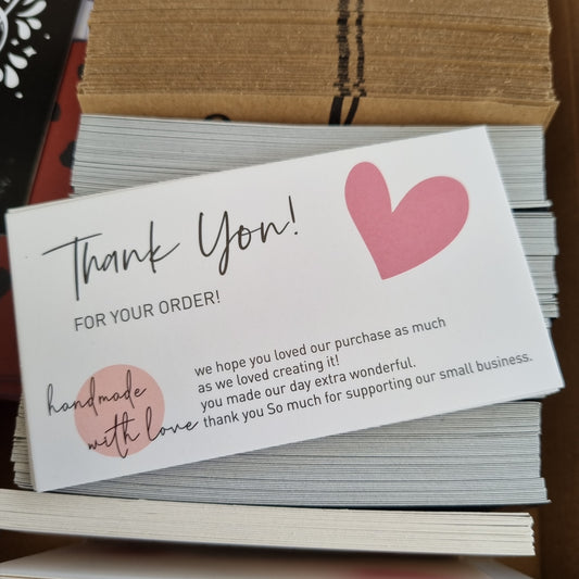 Thank you kaartje tekst hartje