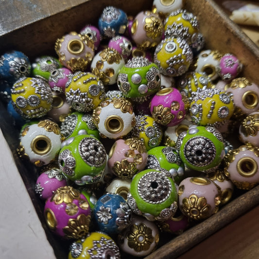 Kralen Indonesië handgemaakt bohemian cloisonne