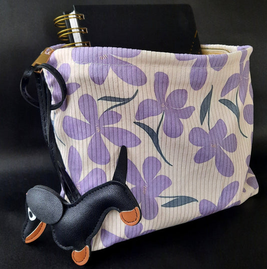 Etui toilettas organizer bloemen
