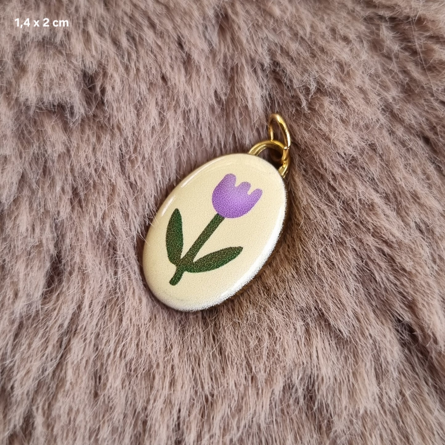 Bedel tag tulp geel
