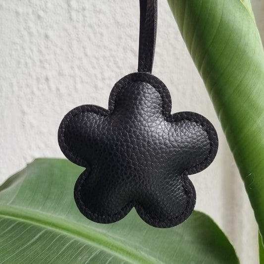 Tashanger bloem zwart