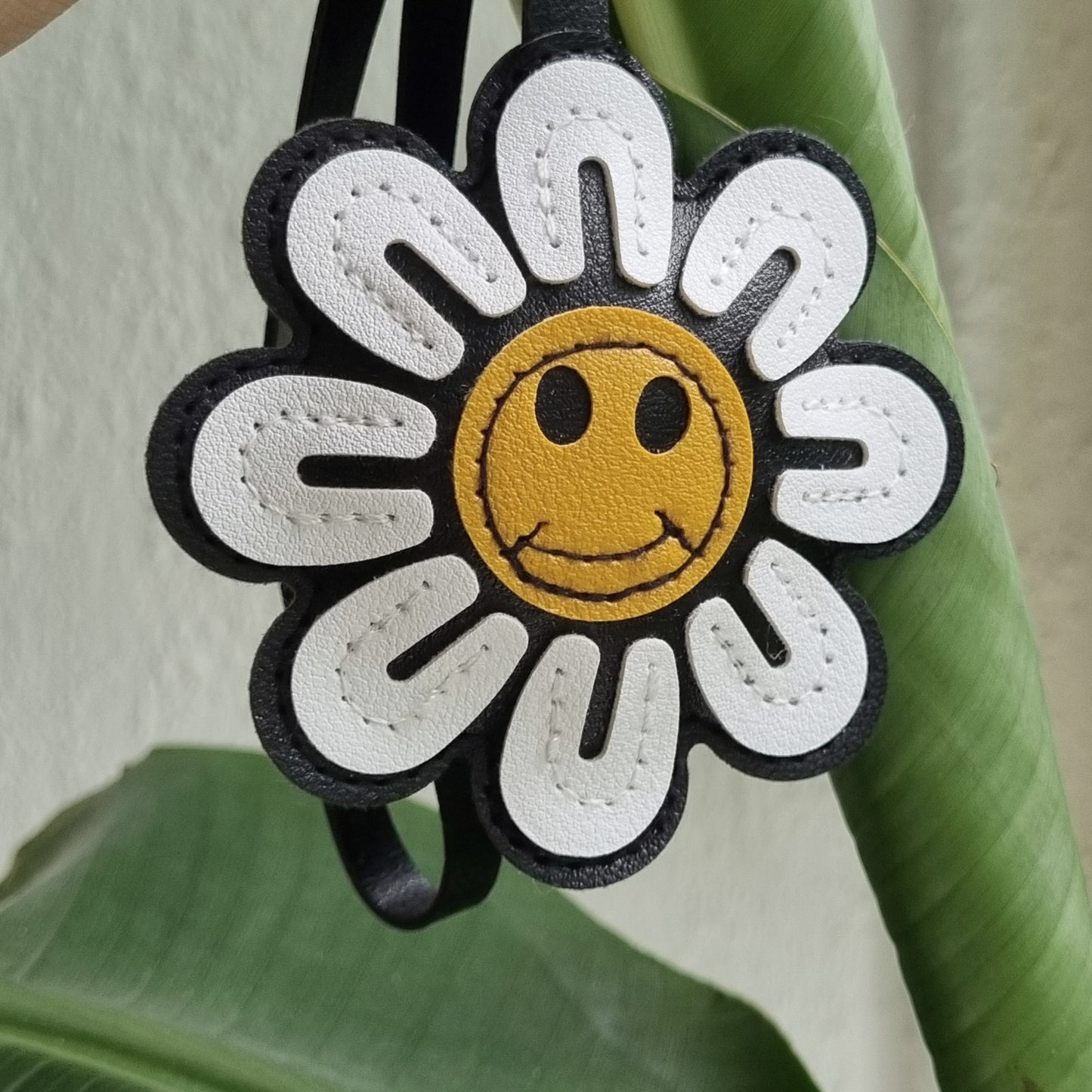 Tashanger bloem smiley