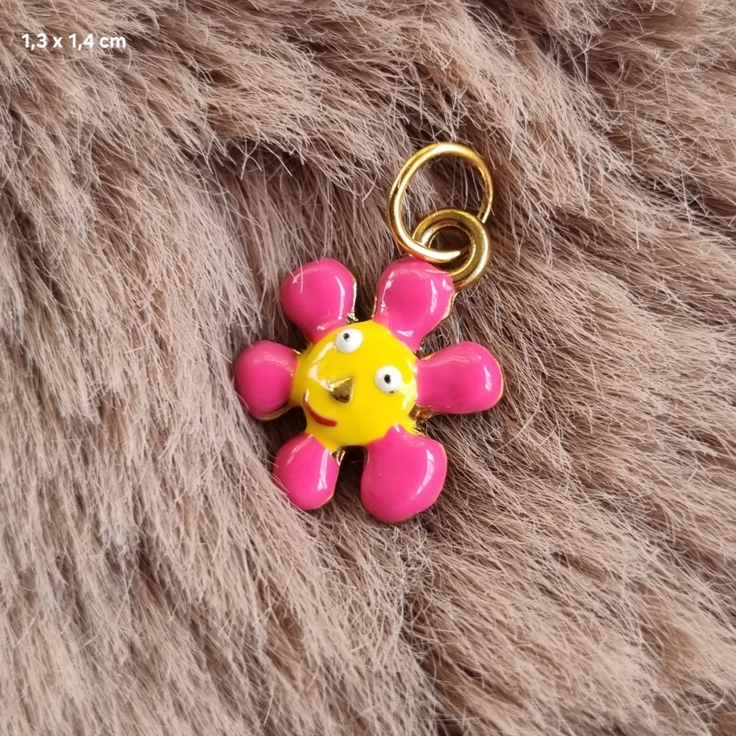 Bedel bloem smiley vorm