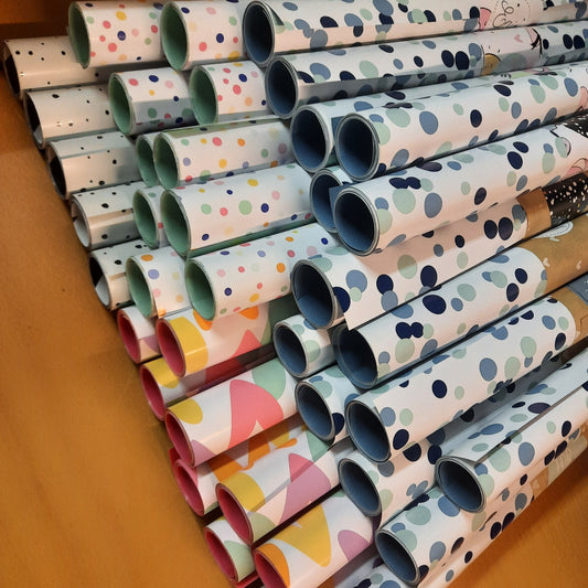 Cadeaupapier dots stippen