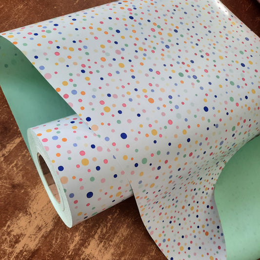 Cadeaupapier confetti stipjes dots