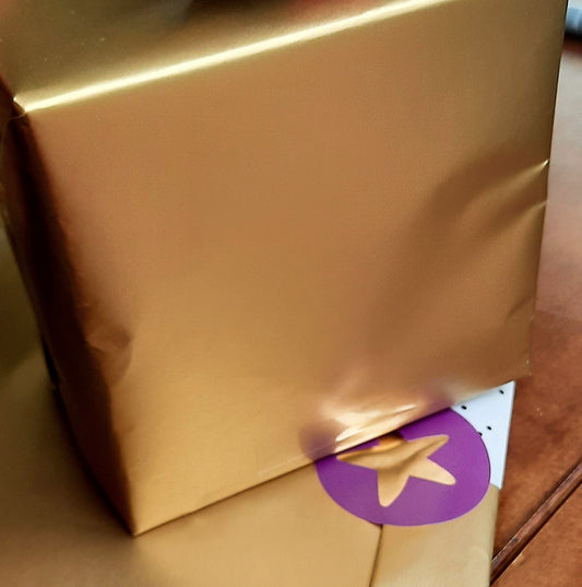Cadeaupapier effen goud