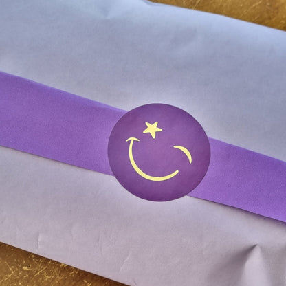 Cadeaupapier effen paars lila