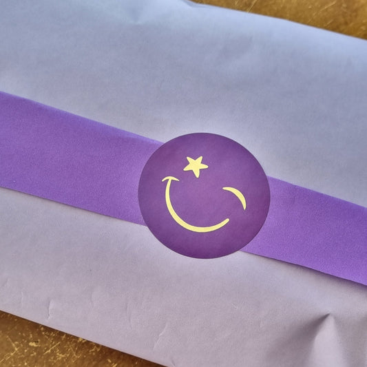Cadeaupapier effen paars lila