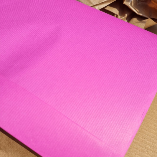 Cadeaupapier effen roze