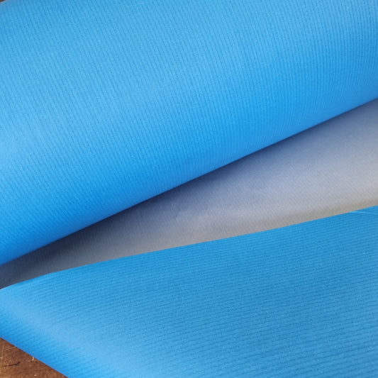 Cadeaupapier effen blauw zilver