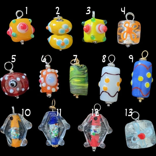 Bedels glas lampwork handgemaakt 4