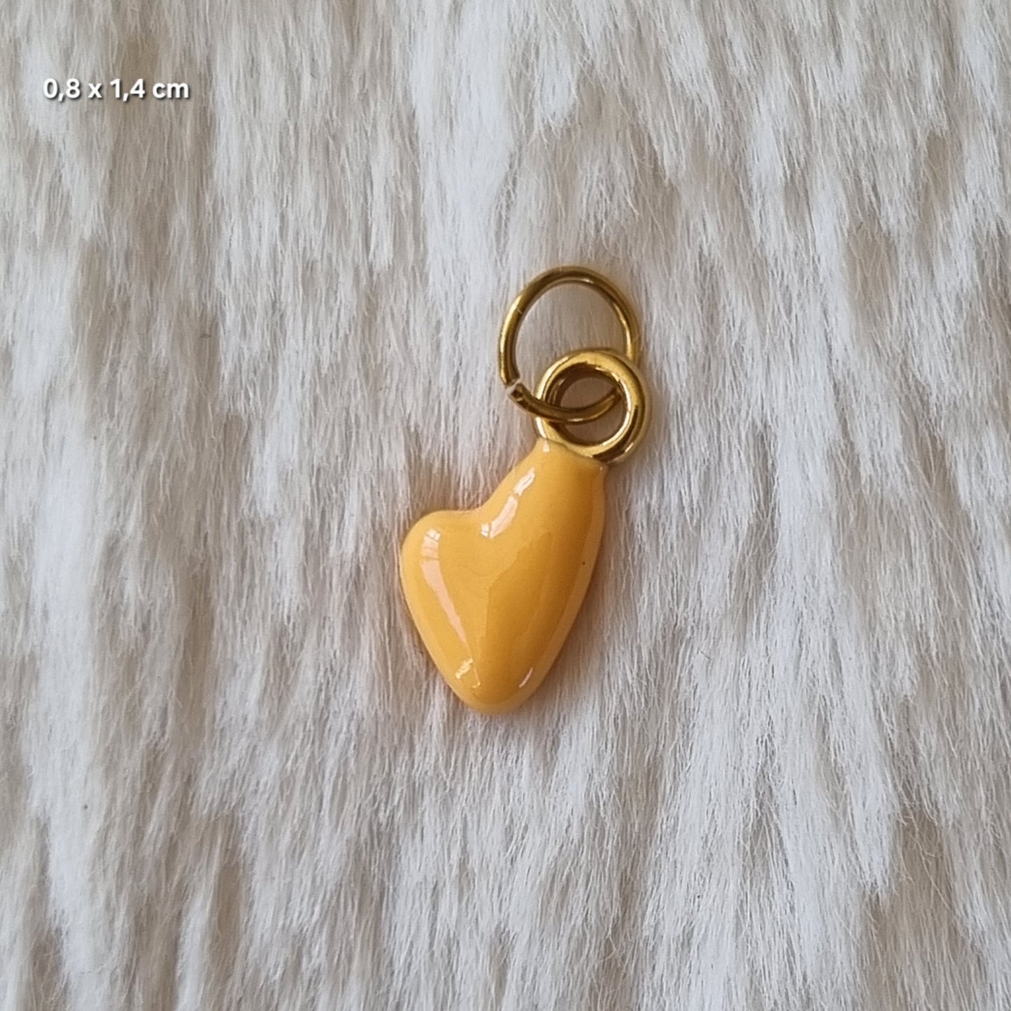 Bedel hartje schuin oranje