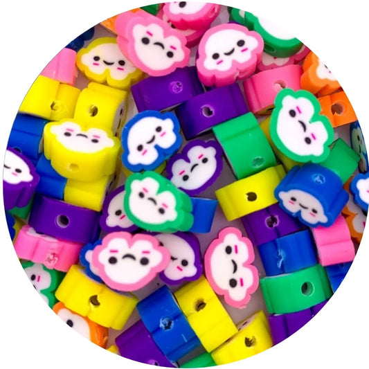 Polymeerkralen wolken smileys