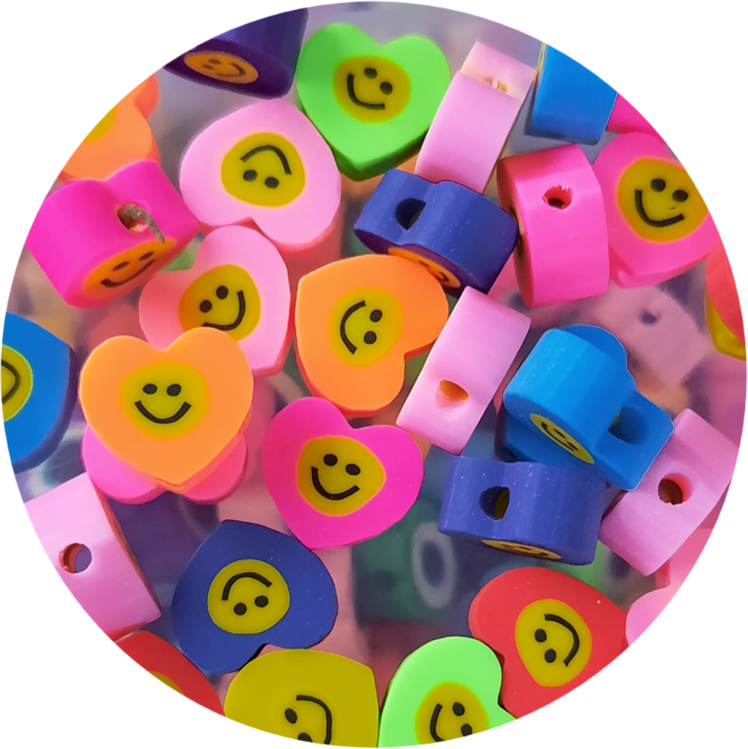 Polymeerkralen hartjes smileys