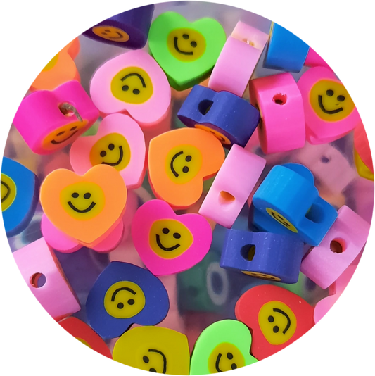 Polymeerkralen hartjes smileys