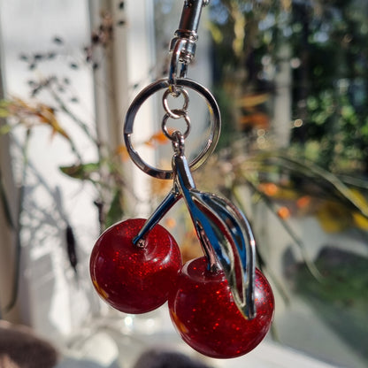 Kersen rood, zilver