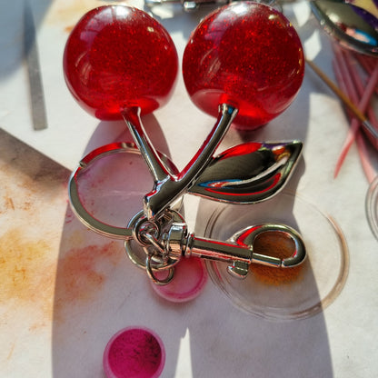 Kersen rood, zilver