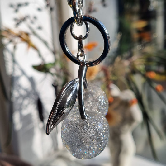 Kersen transparant, zilver
