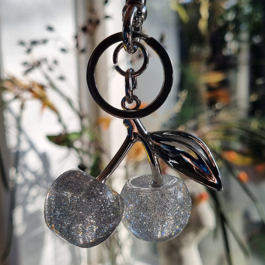 Kersen transparant, zilver