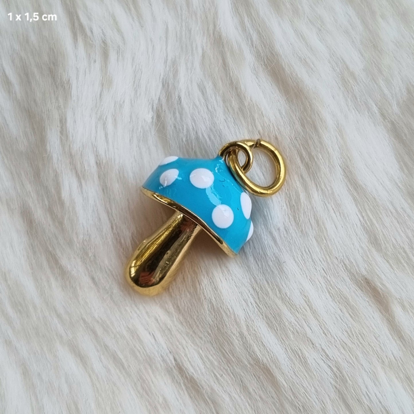 Bedel paddenstoel blauw