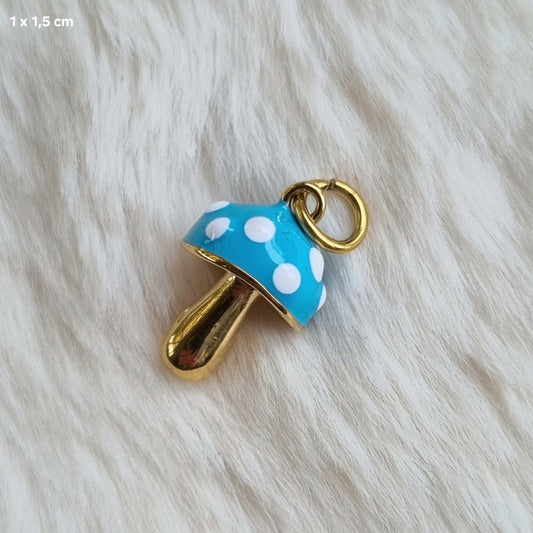 Bedel paddenstoel blauw