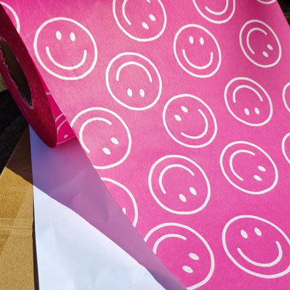 Vloeipapier smileys 20 cm