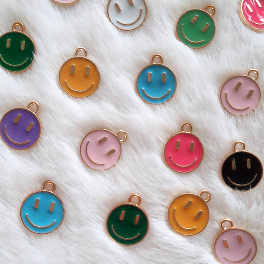 Bedel smiley plat rond