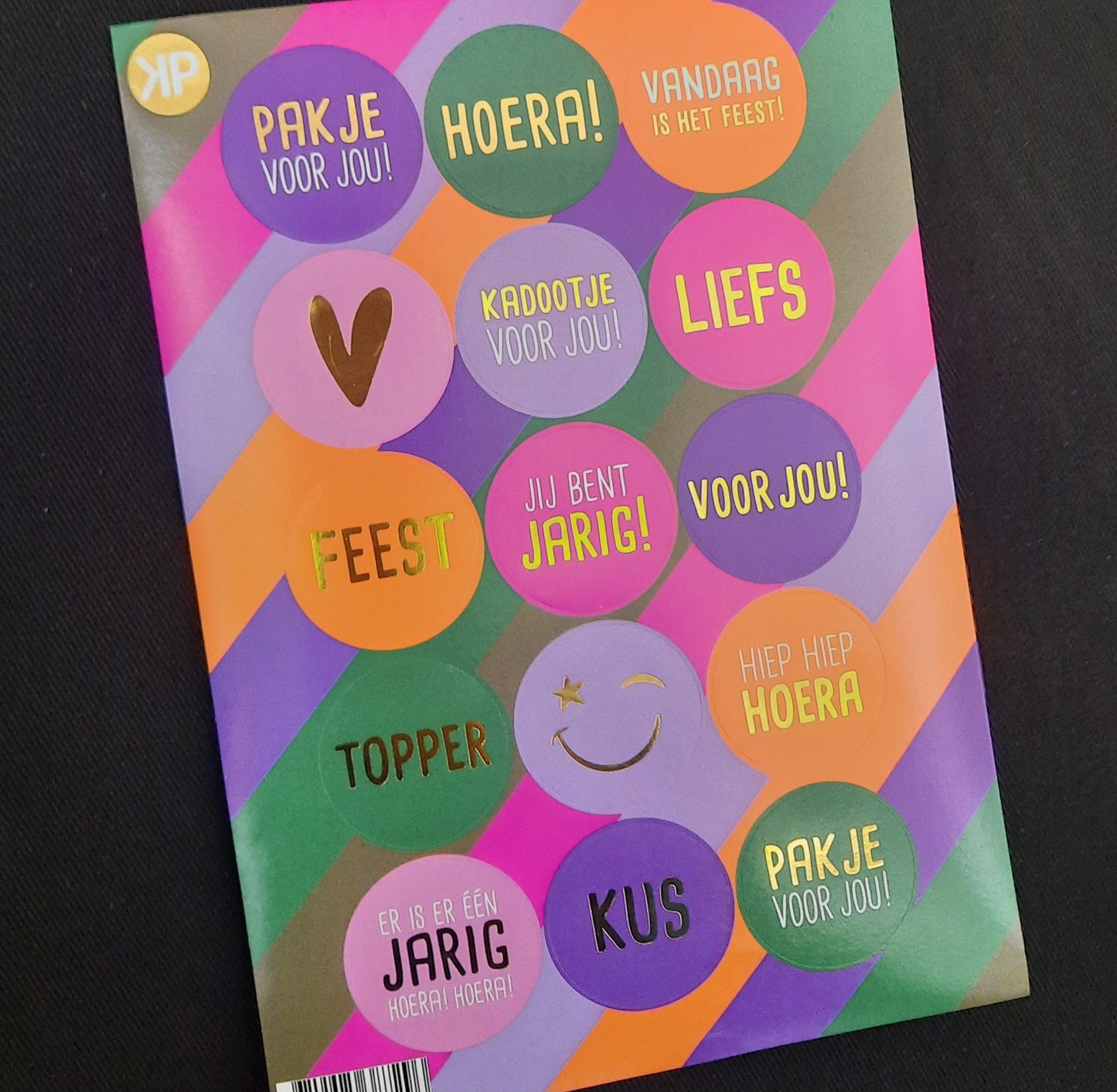 Stickervel voor jou etc.