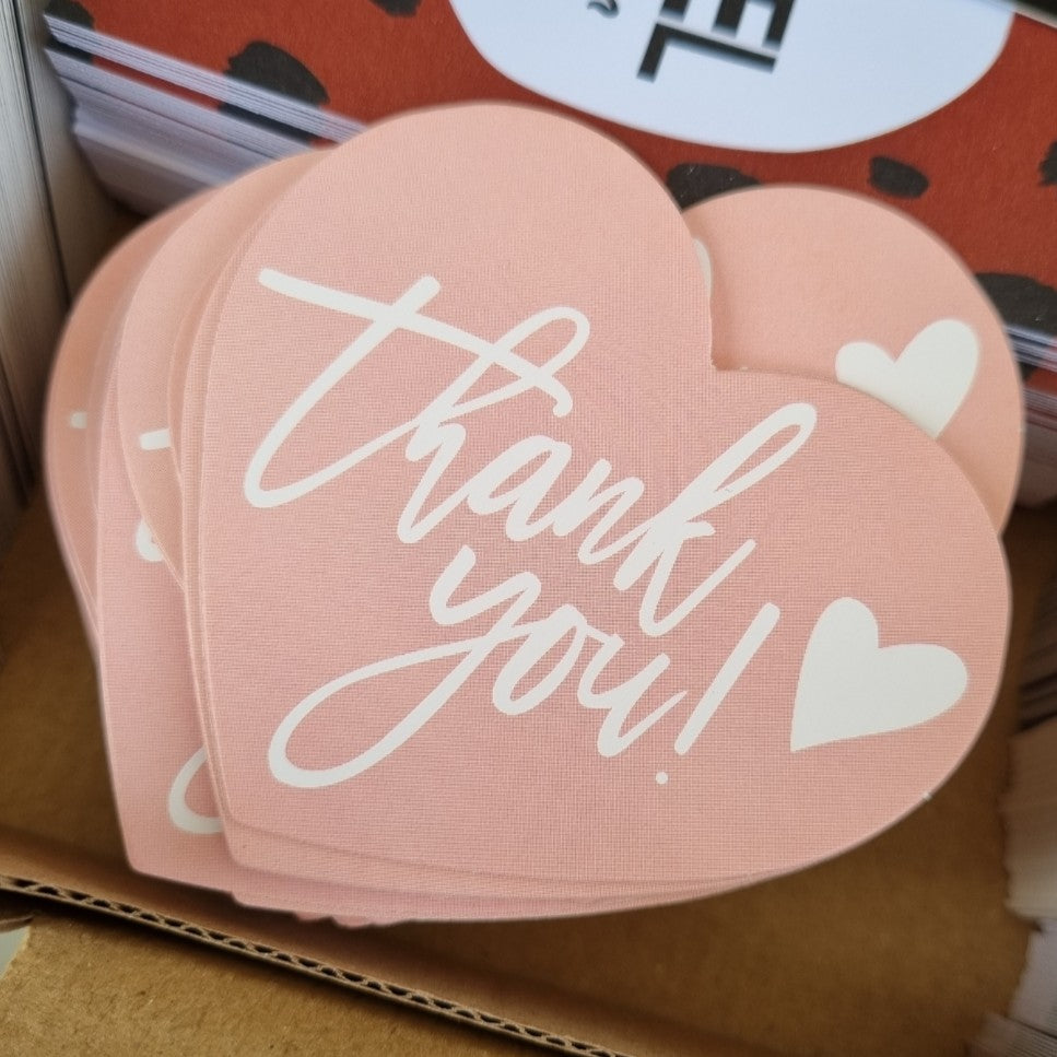 Thank you kaartje hartvorm