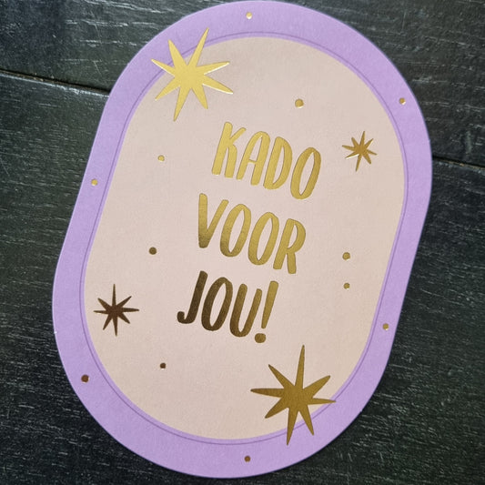 Kaart kado voor jou