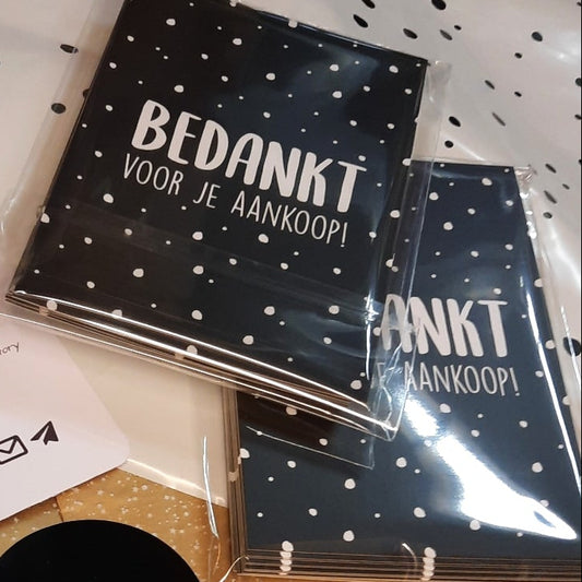 Kaart Bedankt voor je aankoop!