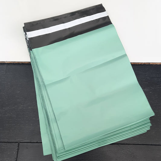 Verzendzakken effen mint
